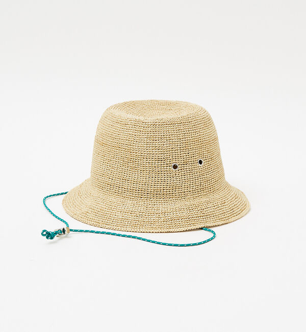 ABAHOUSE「【RUBEN/ルーベン】RAFFIA BELLHAT/ラフィアボールハット」|その他|
