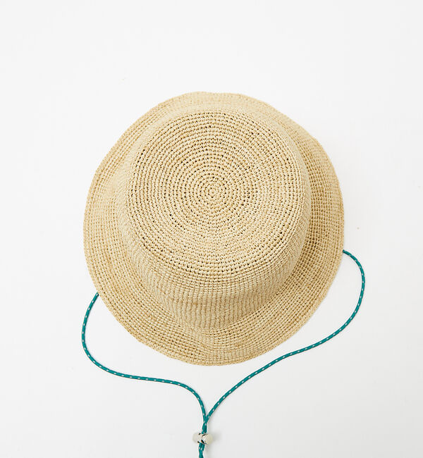 ABAHOUSE「【RUBEN/ルーベン】RAFFIA BELLHAT/ラフィアボールハット」|その他|