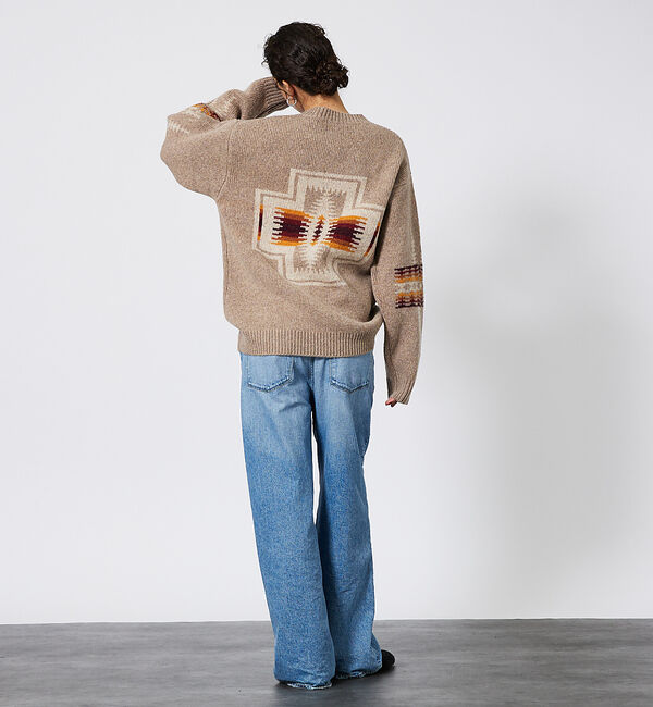 ABAHOUSE「【PENDLETON/ペンドルトン】Shetland Wool Crewneck」|ニット・セーター|