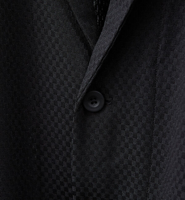 ABAHOUSE「【MASCHILE】チェック リンクス ニット ショールジャケット」|その他|