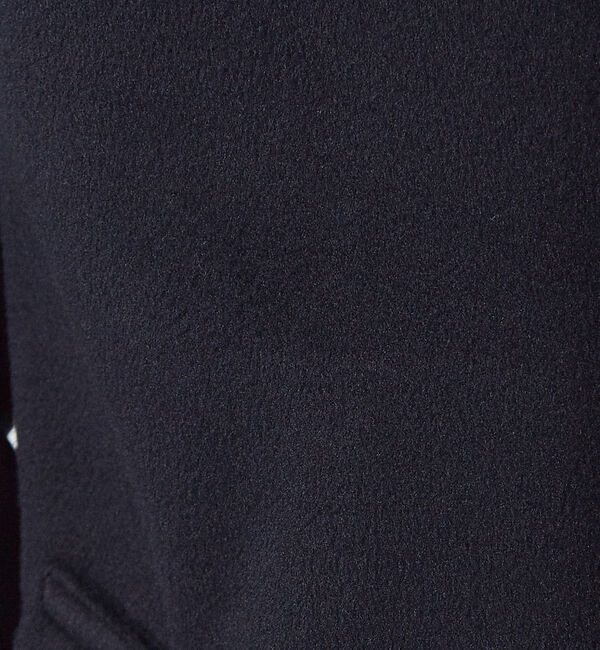 ABAHOUSE「【シャギーニット】メルトン ショール ブルゾン」|ブルゾン・スタジャン|