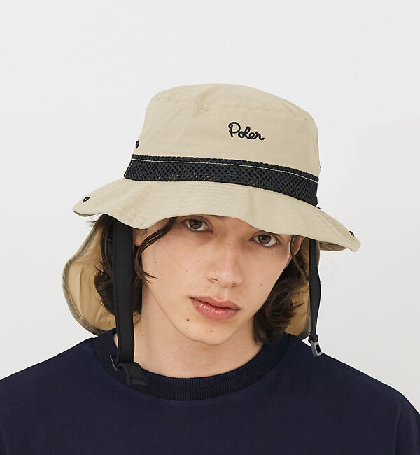 ABAHOUSE「【POLeR/ポーラー】SUNGUARD SURF HAT/サンガード付ハット」|その他|