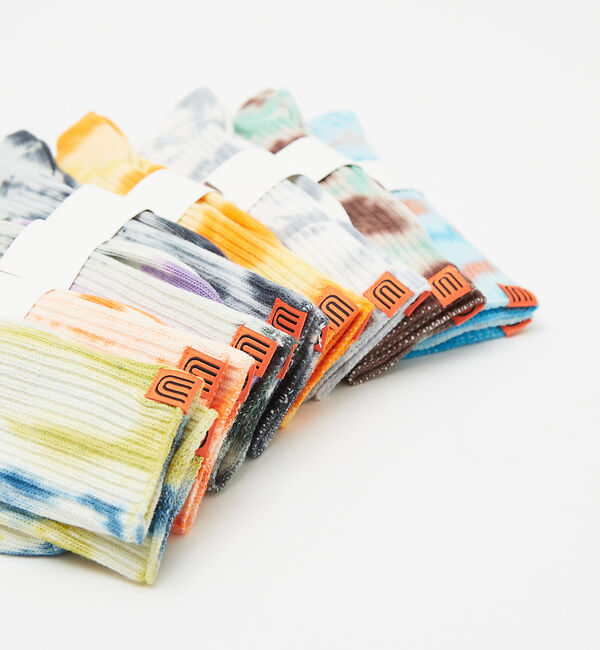 ABAHOUSE「【UNIVERSALOVERALL / ユニバーサルオーバーオール】タイダイソッ」|ソックス|