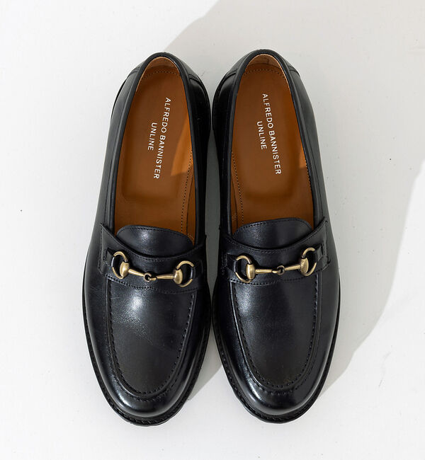 alfredoBANNISTER「【WEB限定】 軽量ソール使用 ビット ローファー/モカシン」|ローファー|