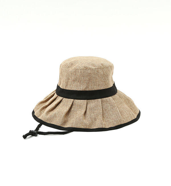 Rouge vif「【RUBEN】リネンライクプリーツバケットハット」|その他|