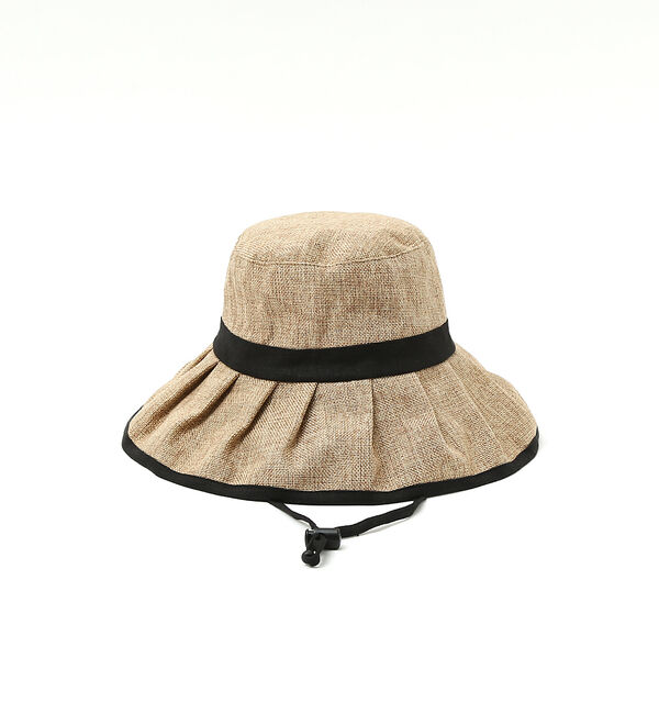 Rouge vif「【RUBEN】リネンライクプリーツバケットハット」|その他|