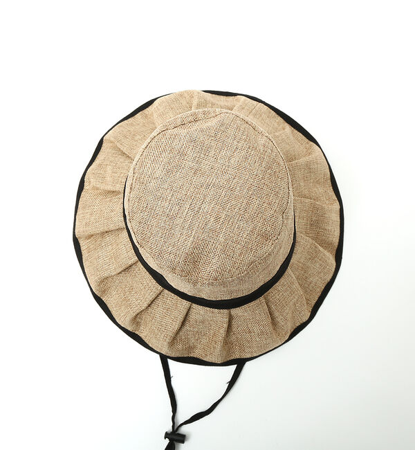 Rouge vif「【RUBEN】リネンライクプリーツバケットハット」|その他|