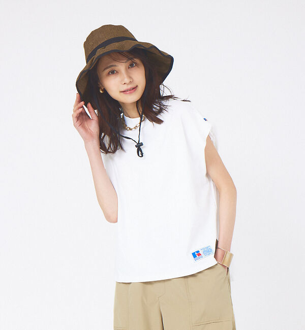 Rouge vif「【RUBEN】リネンライクプリーツバケットハット」|その他|