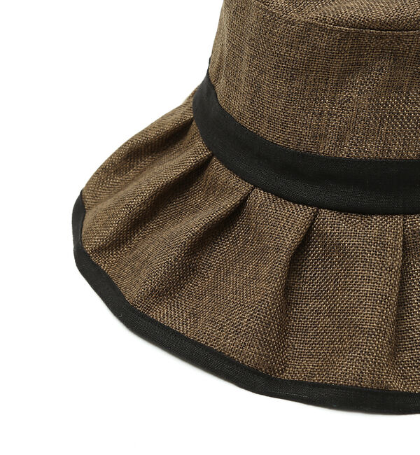 Rouge vif「【RUBEN】リネンライクプリーツバケットハット」|その他|