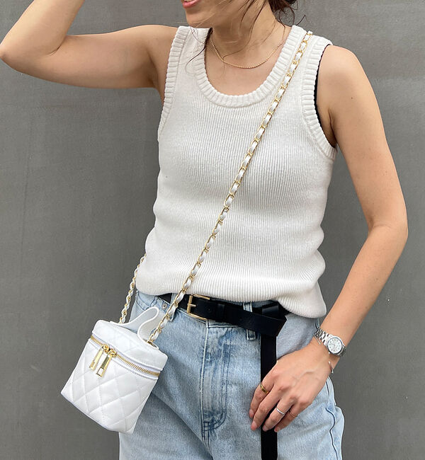 Rouge vif「リブタンク」|ニット・セーター|