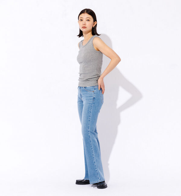 Rouge vif「【SOMETHING/サムシング】LISA フレアデニムパンツ」|デニム|