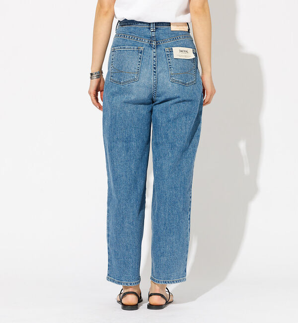 Rouge vif「【SOMETHING/サムシング】HANA カーブ テーパード デニムパンツ /」|デニム|