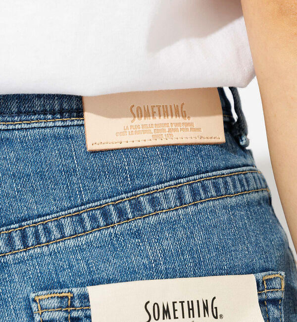 Rouge vif「【SOMETHING/サムシング】HANA カーブ テーパード デニムパンツ /」|デニム|