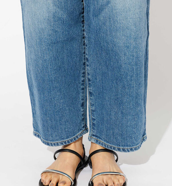 Rouge vif「【SOMETHING/サムシング】HANA カーブ テーパード デニムパンツ /」|デニム|