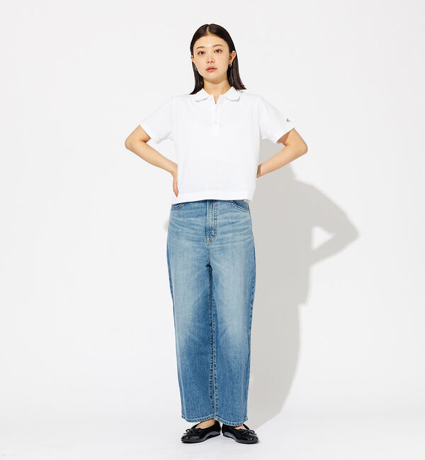 Rouge vif「【SOMETHING/サムシング】HANA カーブ テーパード デニムパンツ /」|デニム|