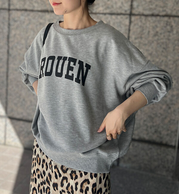 Rouge vif「【一部店舗限定】ドロップショルダーロゴスウエット」|スウェット・ジャージ|