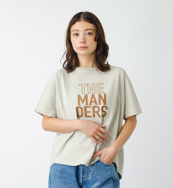 Rouge vif「【MICA&DEAL】THE MANDERS Tシャツ　コットン/ロゴカットソー」|Tシャツ・カットソー|