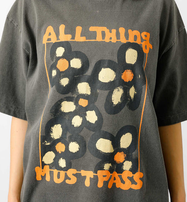 Rouge vif「【KURO/クロ】ANYTHING FLOWER Tシャツ/日本製【WEB限定】」|Tシャツ・カットソー|