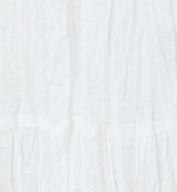 Rouge vif「【Le Melange/ル・メランジュ】コットンギャザースカート/機能素材/ギャ」|スカート|