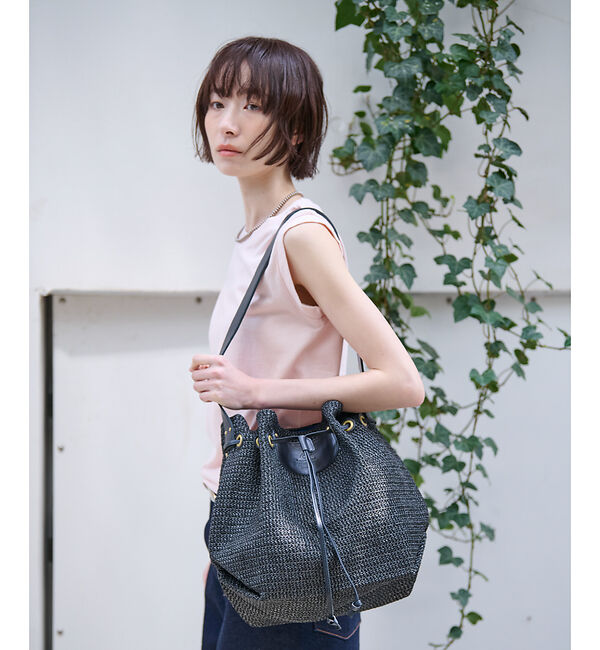 Rouge vif「【Ampersand / アンパサンド】basket like bag/AP24」|ショルダー・メッセンジャー|