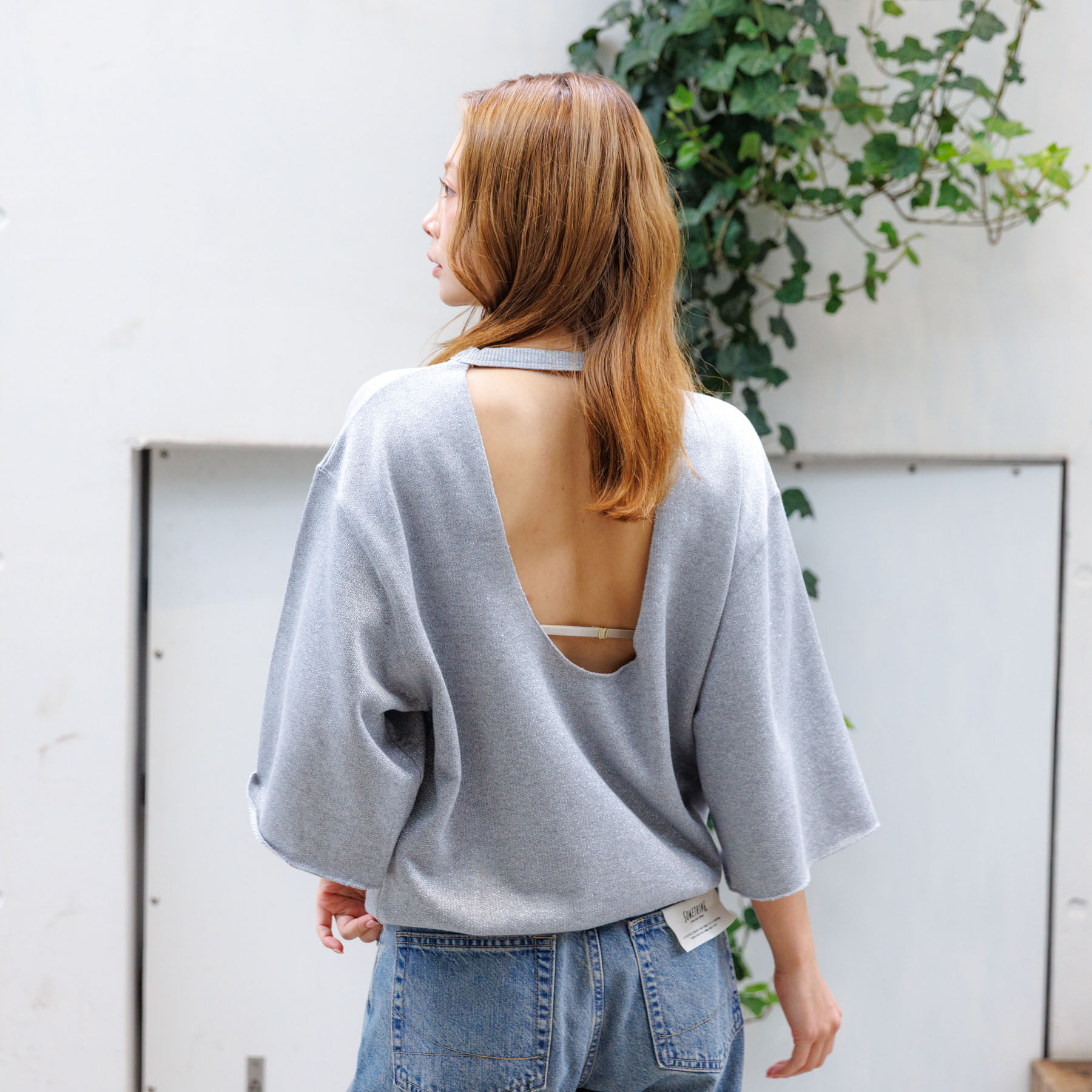 Rouge vif「【IRONING / アイロニング】Glitter sweat hslv / グ」|Tシャツ・カットソー|