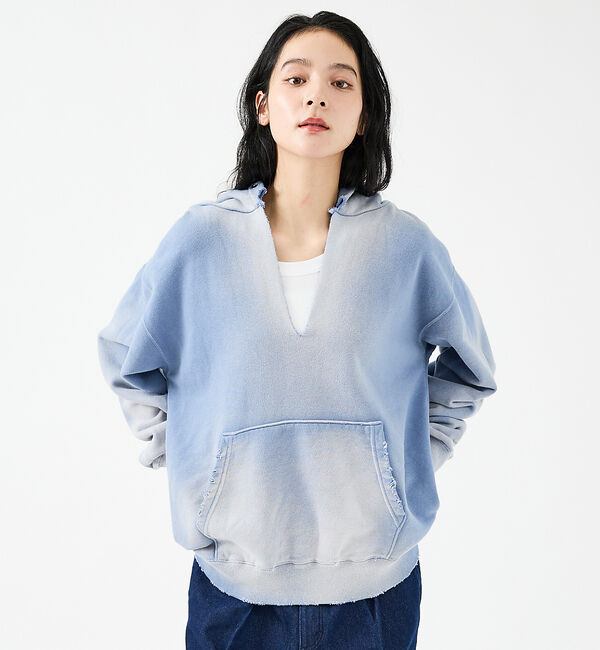 Rouge vif「【JOHNBULL/ジョンブル】ヴィンテージ加工フーディ / レギュラーウェイト」|パーカー|