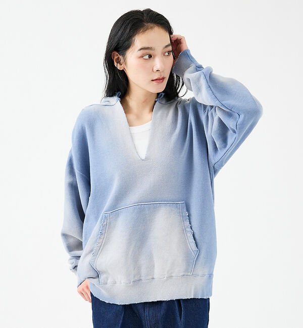 Rouge vif「【JOHNBULL/ジョンブル】ヴィンテージ加工フーディ / レギュラーウェイト」|パーカー|