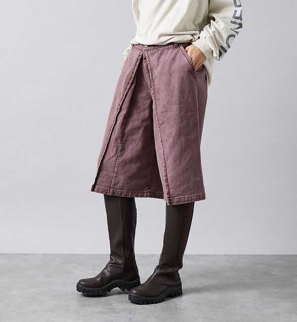 Rouge vif「【157/イチゴーナナ】HALF TUCK SHORTS/ハーフパンツ/157F」|デニム|