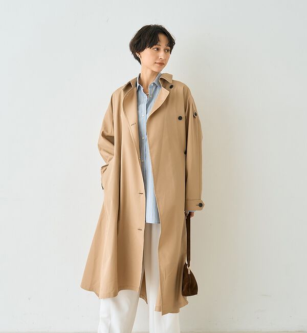 Rouge vif「【2サイズ展開】撥水NEWロングトレンチコート【予約】」|トレンチコート|