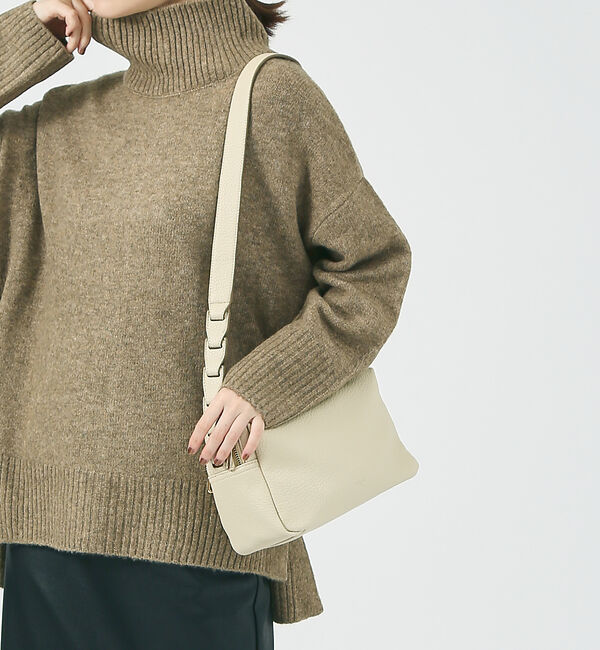 LOWELL things「【TVドラマ使用商品】Frec/WファスナースクエアショルダーBAG」|ショルダー・メッセンジャー|