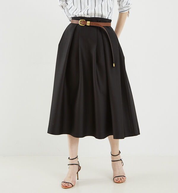 The Store by C' 「【TOTEME】Wool Silk Twinflower Skirt／ウールシル」|スカート|