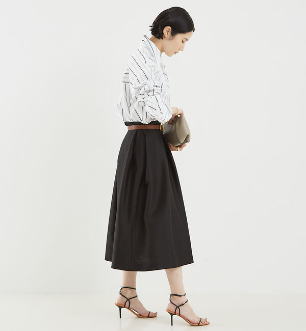 The Store by C' 「【TOTEME】Wool Silk Twinflower Skirt／ウールシル」|スカート|