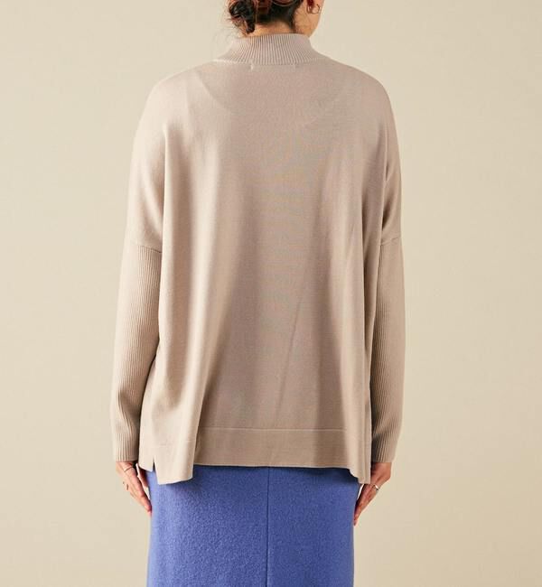 Liesse「袖リブビッグタートルニット」|ニット・セーター|