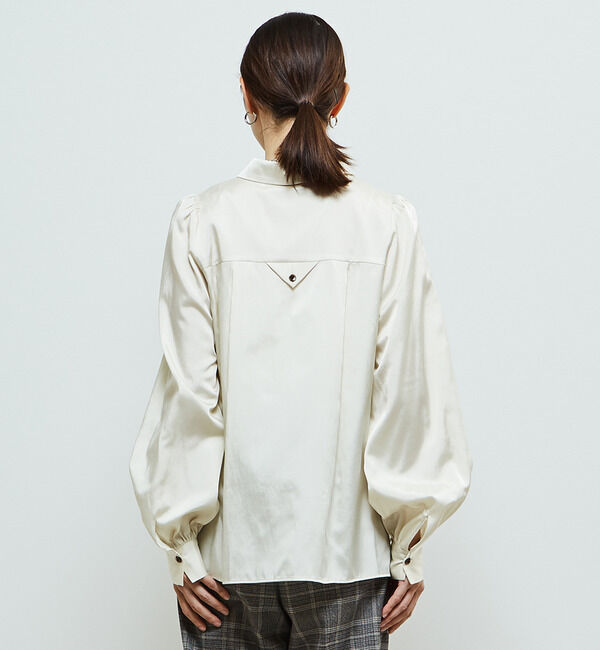 Soffitto「衿付きかぶりブラウス」|シャツ・ブラウス|