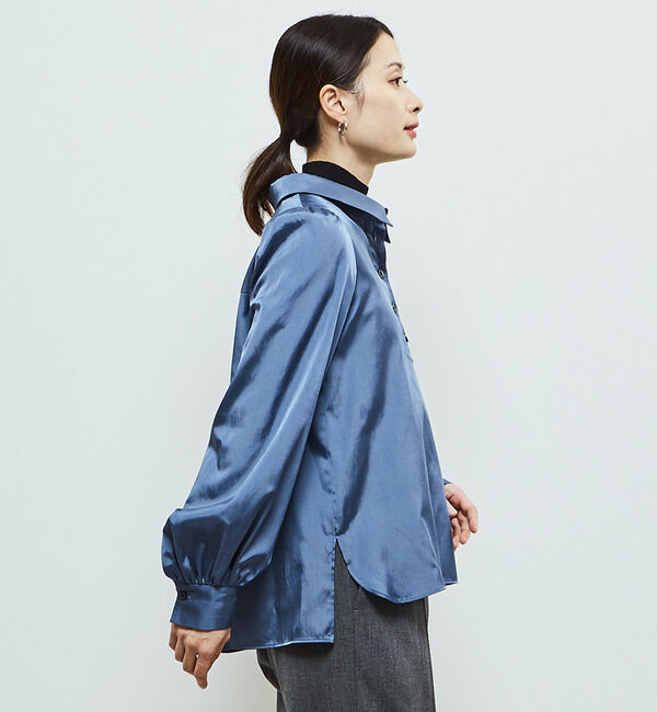 Soffitto「衿付きかぶりブラウス」|シャツ・ブラウス|