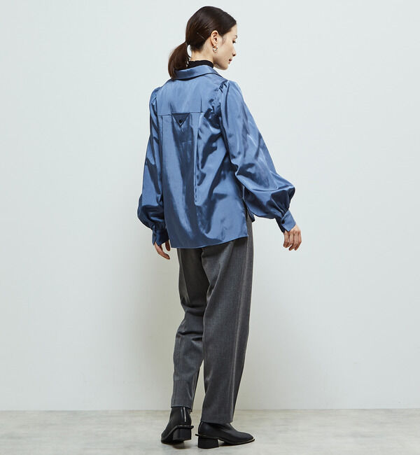 Soffitto「衿付きかぶりブラウス」|シャツ・ブラウス|