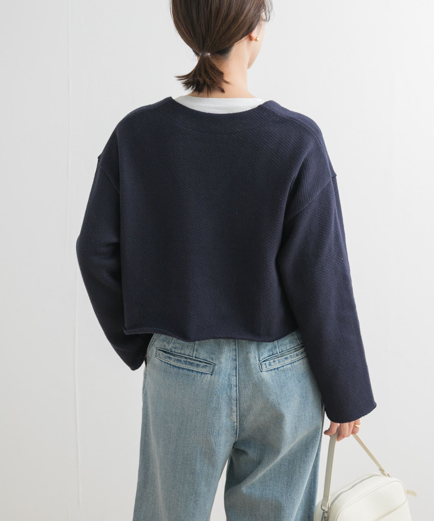 URBAN RESEARCH DOORS「ミドルインレイVネックプルオーバー」|Tシャツ・カットソー|