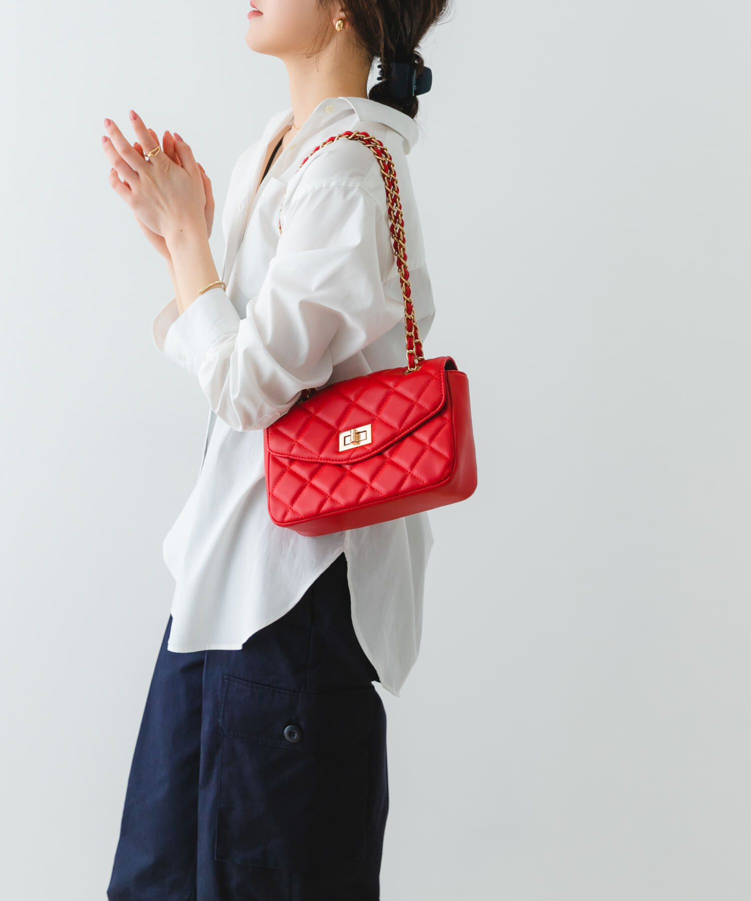 RODE SKO「キルティングチェーンショルダーバッグ」|ショルダー・メッセンジャー|