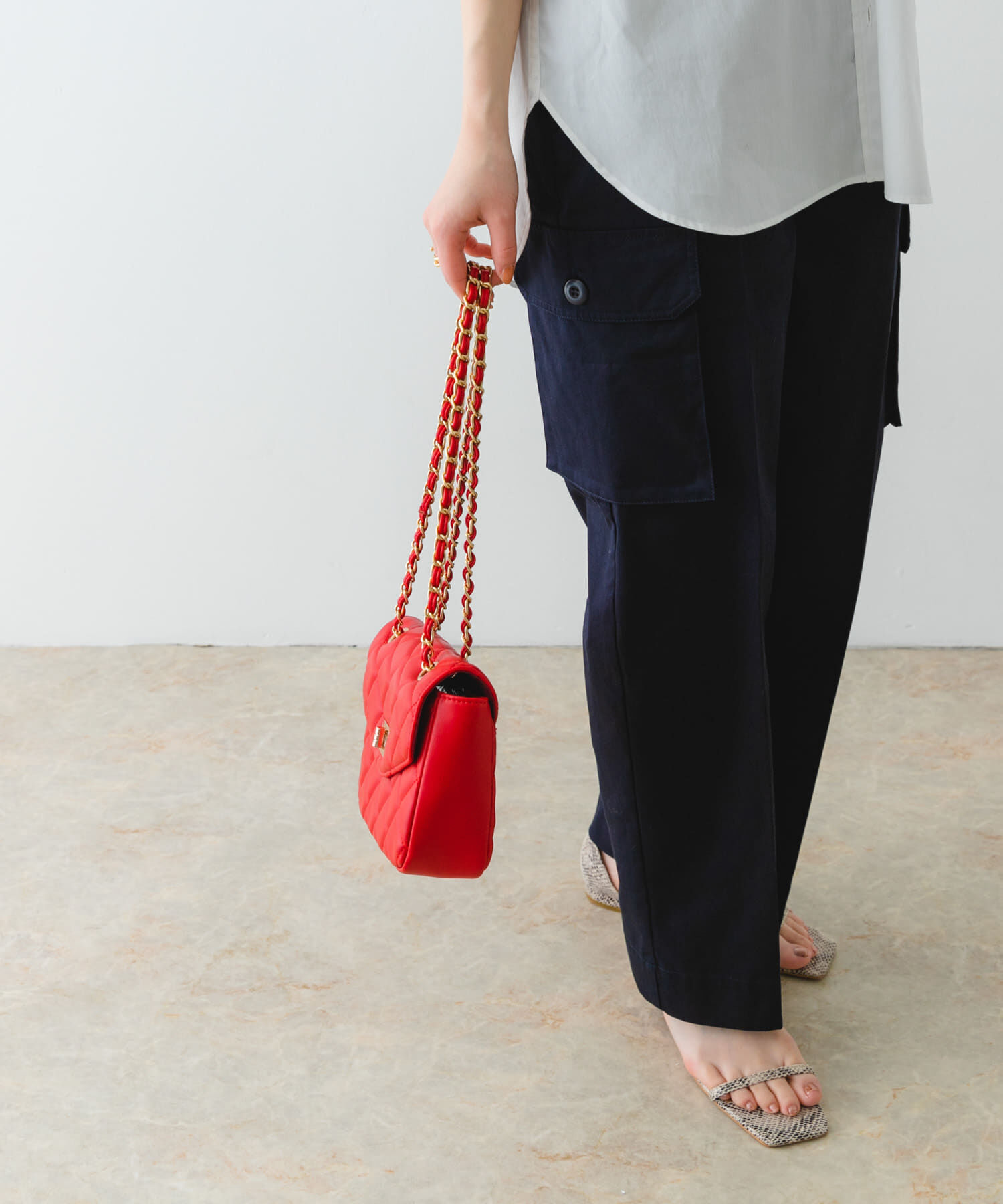 RODE SKO「キルティングチェーンショルダーバッグ」|ショルダー・メッセンジャー|