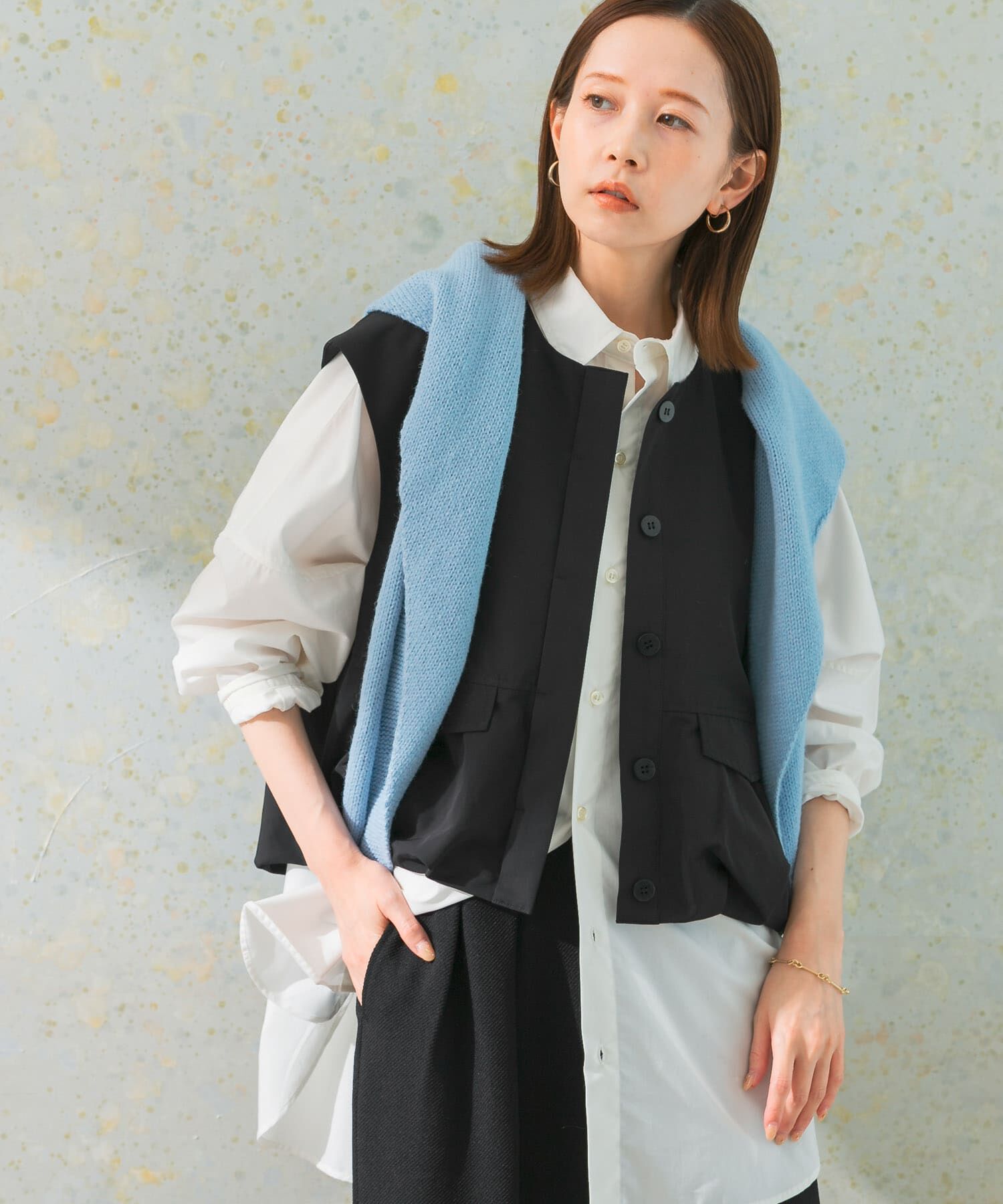 URBAN RESEARCH ROSSO「バルーンベスト」|ベスト・ジレ|