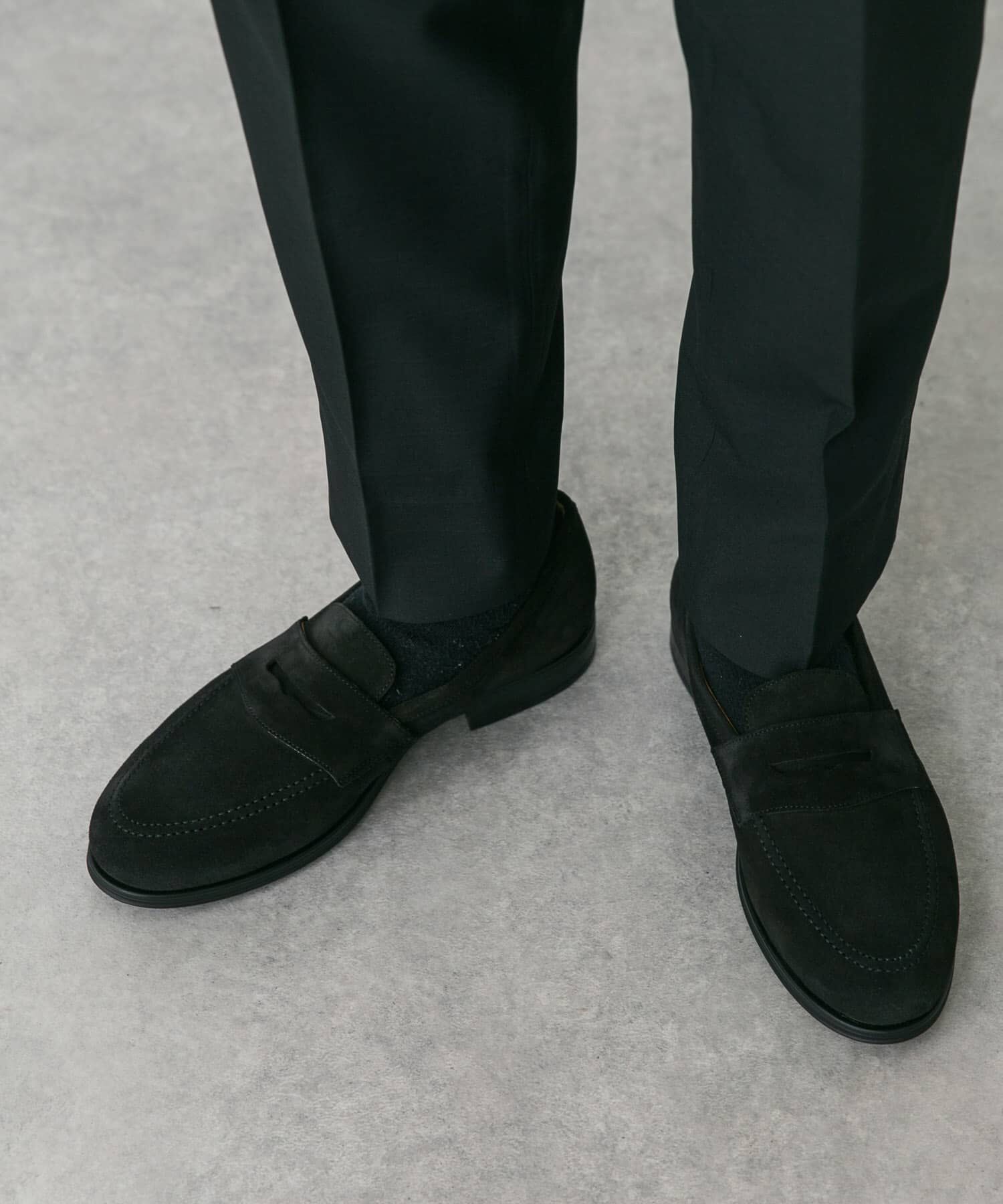 URBAN RESEARCH DOORS「LIFE STYLE TAILOR　マルチスペックスエードコインローファー」|ビジネス・ドレスシューズ|