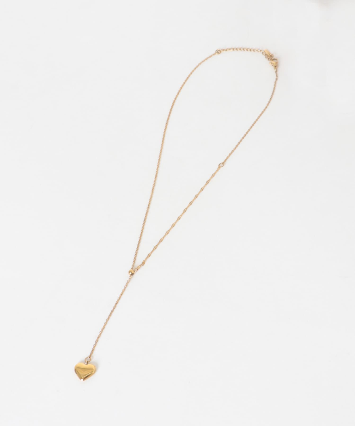 SMELLY「ステンレスハートチャームYネックレス」|ネックレス|