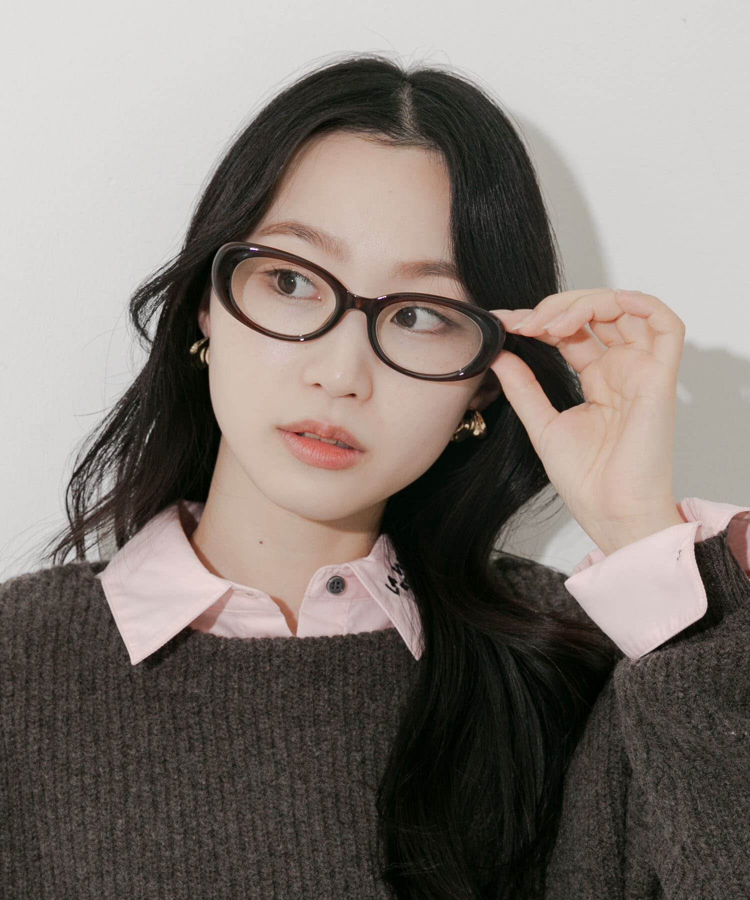 SMELLY「オーバルダテメガネ」|メガネ|