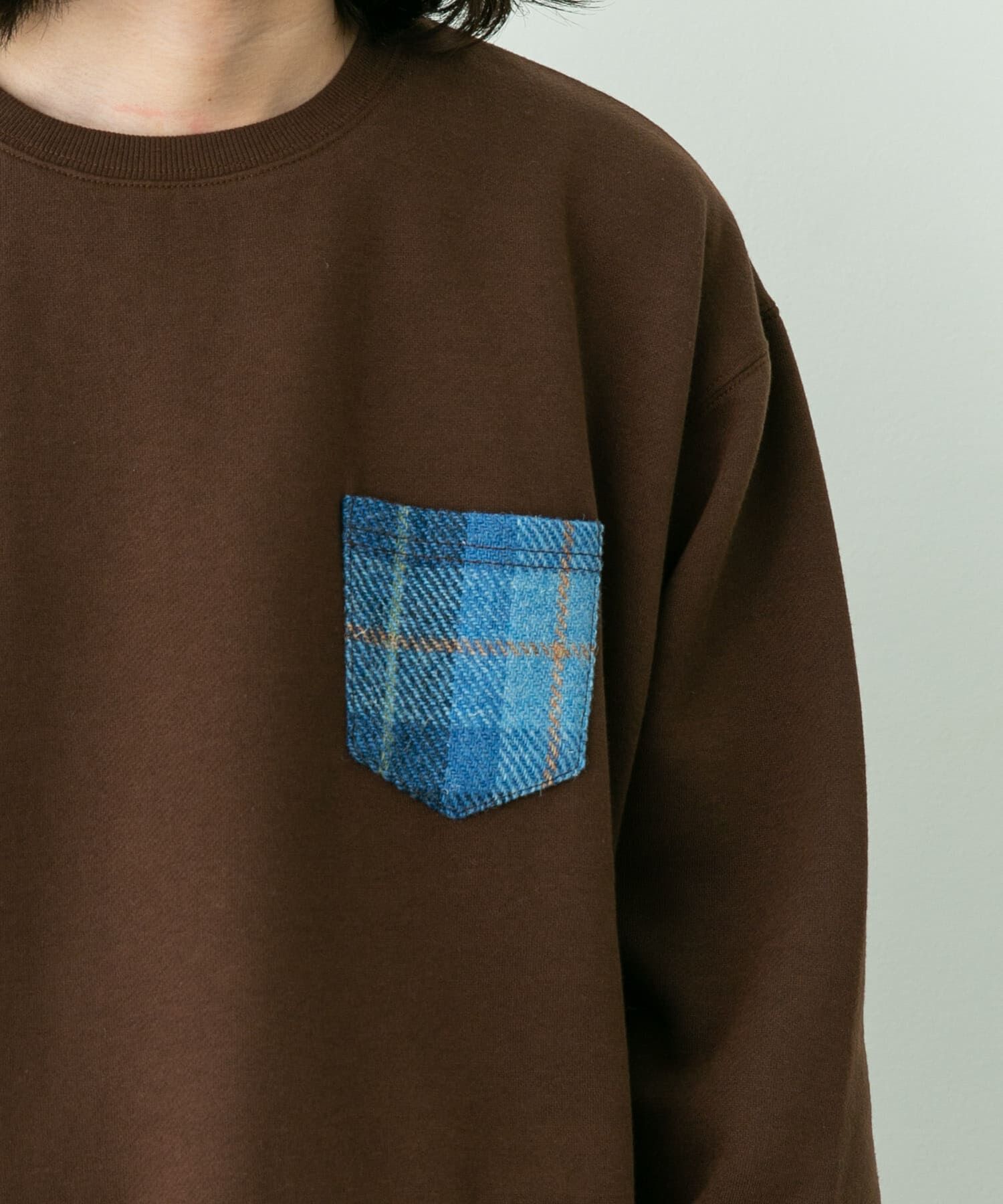 Sonny Label 「HARRIS TWEEDポケットスウェットプルオーバー」|スウェット・ジャージ|