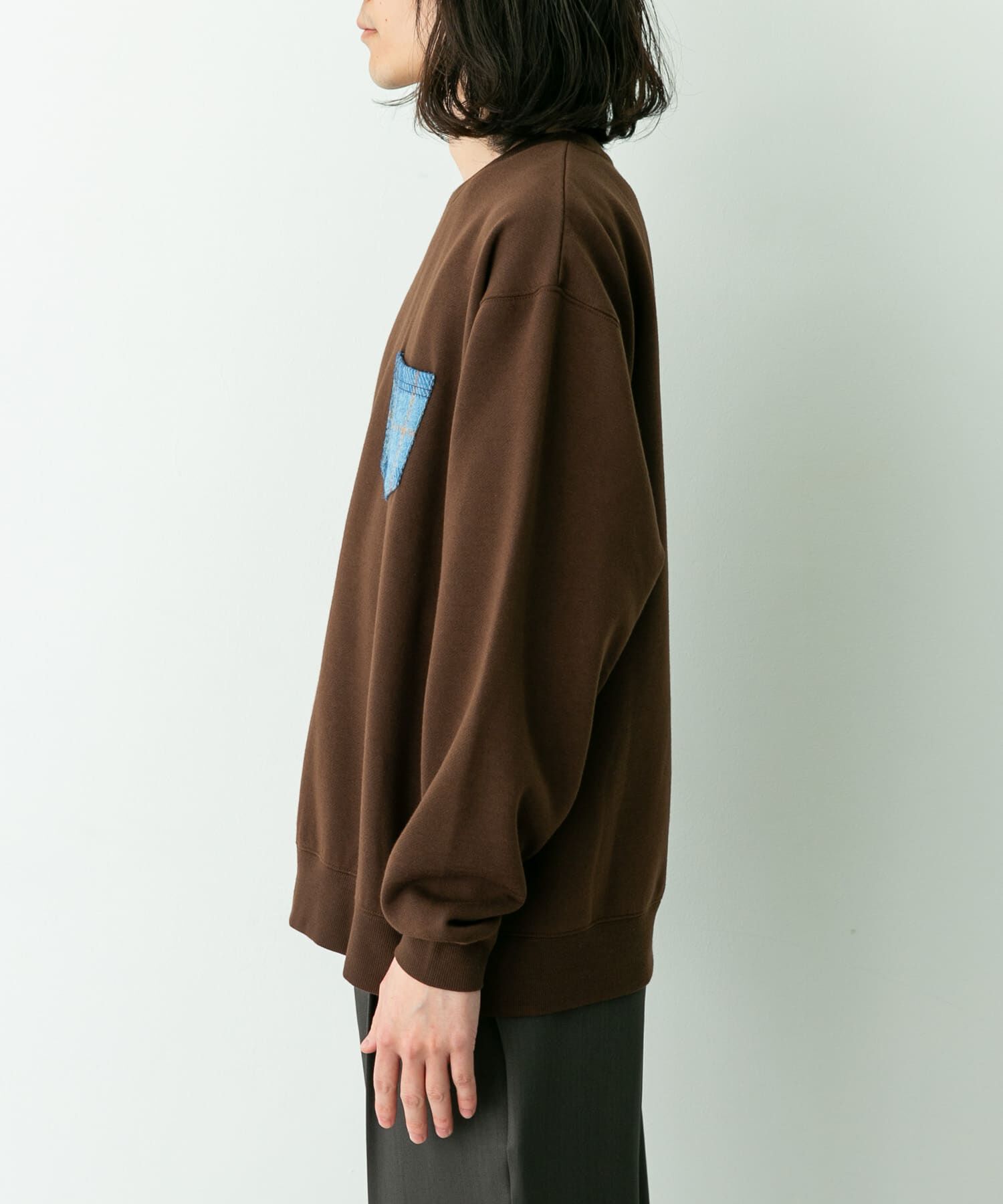 Sonny Label 「HARRIS TWEEDポケットスウェットプルオーバー」|スウェット・ジャージ|