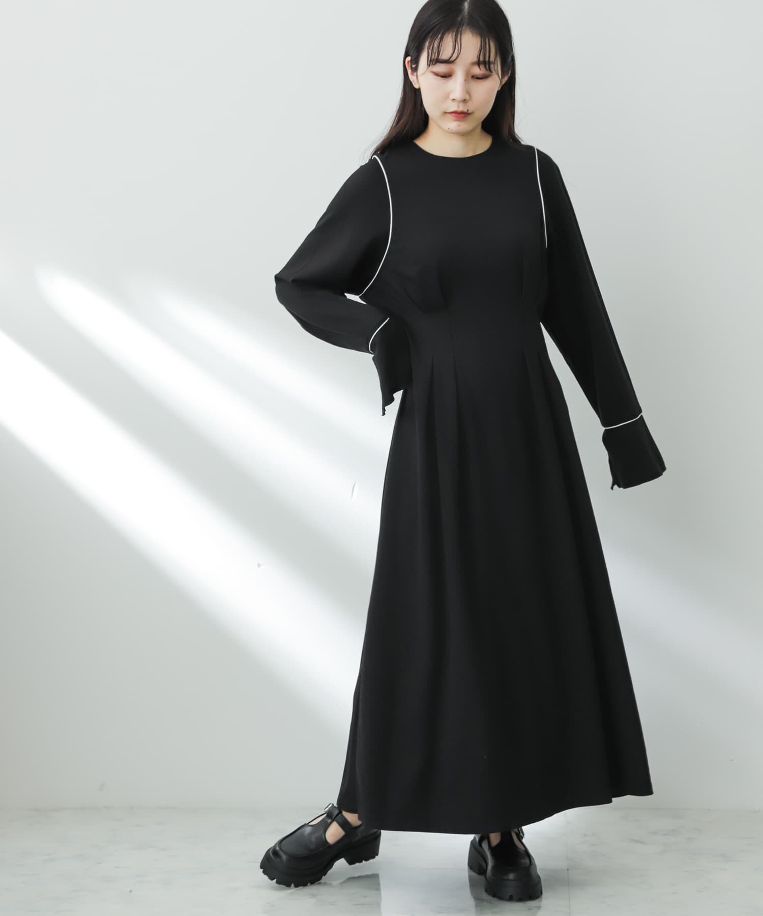 SENSE OF PLACE by URBAN RESEARCH「ウエストタックカットワンピース」|ワンピース|