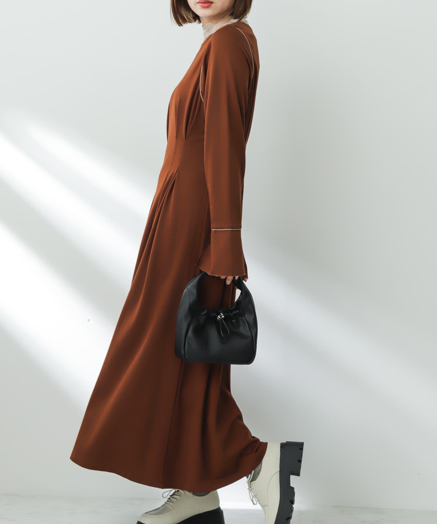 SENSE OF PLACE by URBAN RESEARCH「ウエストタックカットワンピース」|ワンピース|