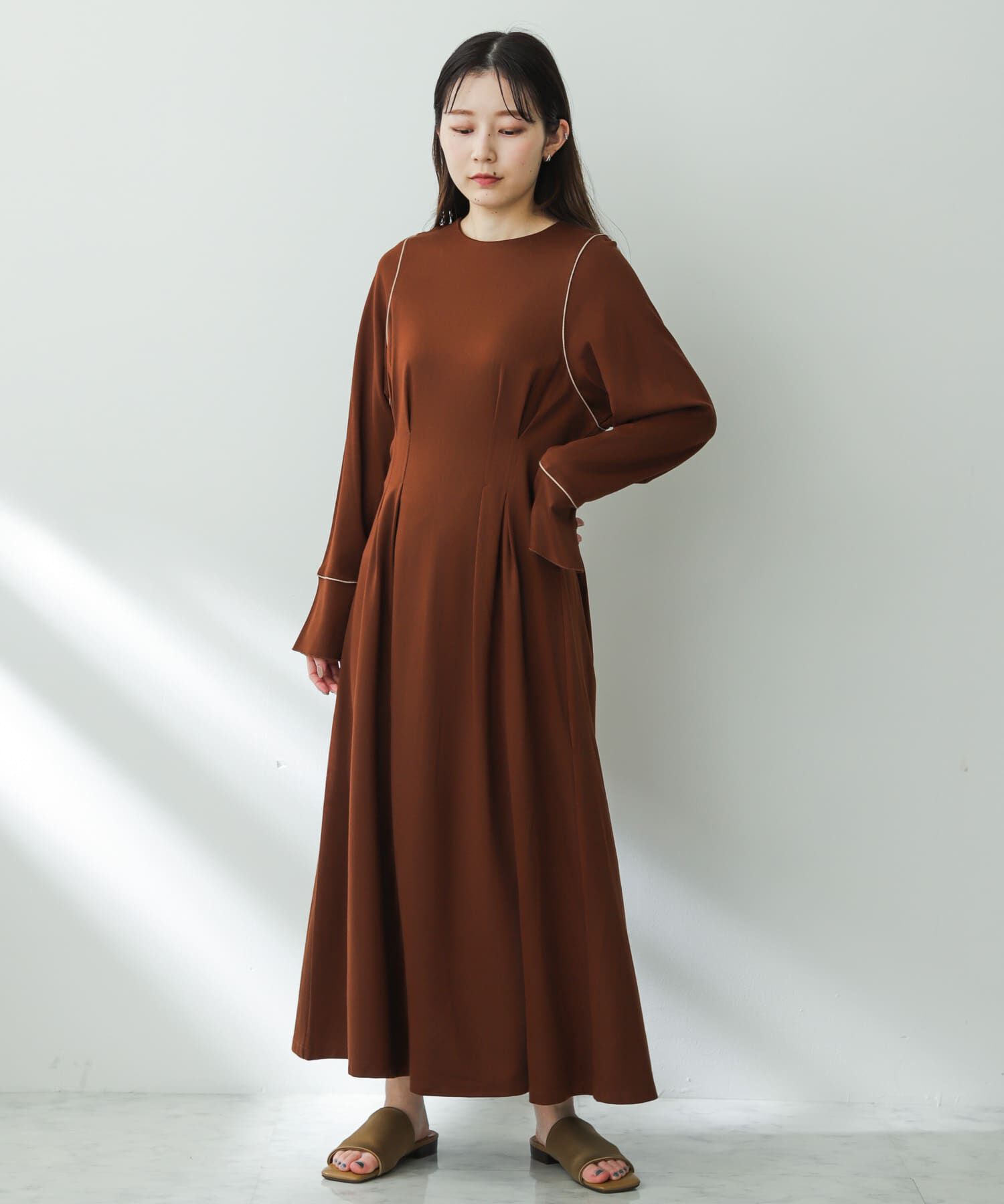 SENSE OF PLACE by URBAN RESEARCH「ウエストタックカットワンピース」|ワンピース|