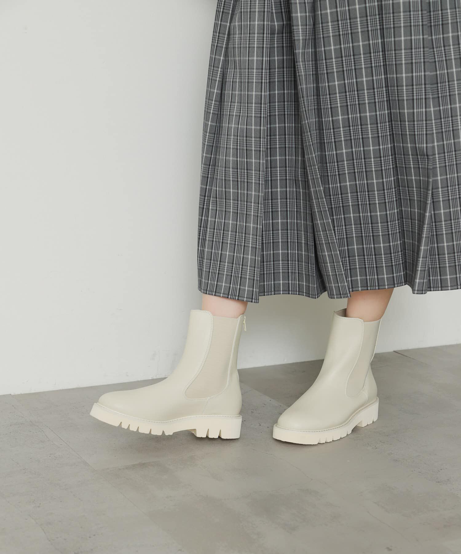 SENSE OF PLACE by URBAN RESEARCH「『軽量ソール採用』トラックソールサイドゴアブーツ」|ショートブーツ|