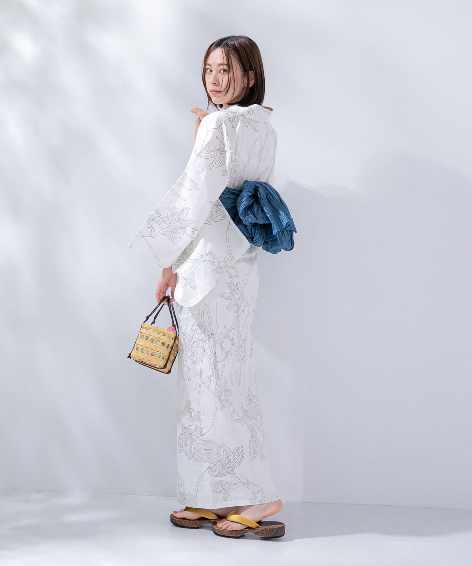 SENSE OF PLACE by URBAN RESEARCH「カゴキンチャクバッグ」|かごバッグ|